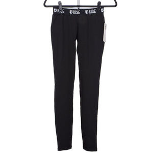 NWT RISE Black And White Women's Leggins Size S